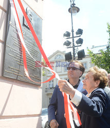 Odsłonięcie tablicy pamiątkowej pułkownika Kazimierza Leskiego