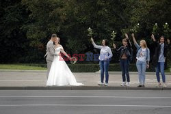 Demonstracje i strajki na Białorusi