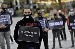 Protest właścicieli nocnych klubów w Rennes