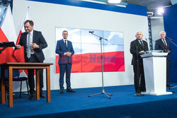 Konferencja liderów Zjednoczonej Prawicy