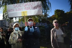 Sprawa dyscyplinarna Igora Tulei - pikieta poparcia przed SN