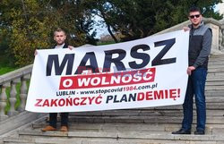 Antycovidowe "Marsze o Wolność"