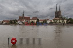 Wysoki poziom wód w Polskich rzekach