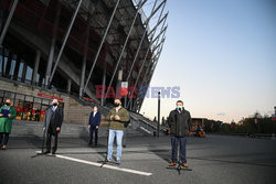 Na Stadionie Narodowym powstaje szpital polowy