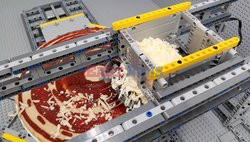 Maszynka do robienia pizzy z klocków LEGO