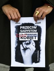 Protest kolejkowy Strajku Kobiet w Krakowie