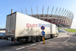 Na Stadionie Narodowym powstaje szpital polowy