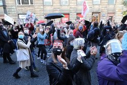 Kolejne protesty po wyroku TK ws. aborcji - dzień trzeci