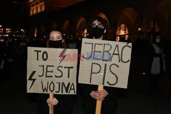 Kolejne protesty po wyroku TK ws. aborcji - dzień trzeci