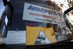 Protest pracowników branży autokarowej