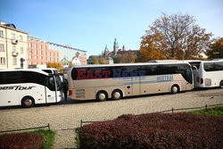 Protest pracowników branży autokarowej