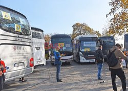 Protest pracowników branży autokarowej