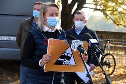 Protest pracowników branży autokarowej