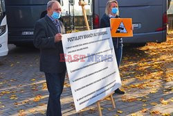 Protest pracowników branży autokarowej