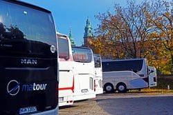 Protest pracowników branży autokarowej