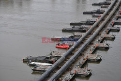 Most pontonowy wrócił nad Wisłę