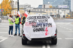 Samochodowy protest Agrounii