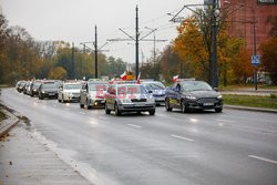 Strajk taksówkarzy w Łodzi