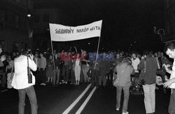 Strajki i demonstracje Solidarności