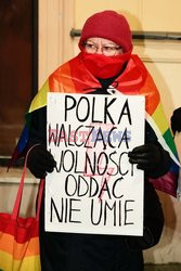 Protest Polskich Babć