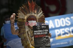 Protesty przeciw wydobyciu ropy w Amazonii