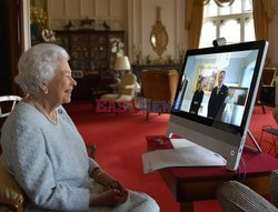 Pierwsza publiczna wideokonferencja Królowej Elżbiety II