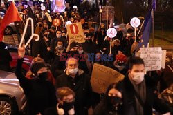 Protest Strajku Kobiet we Wroclawiu