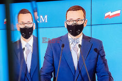 Konferencja prasowa premiera Mateusza Morawieckiego