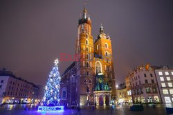 Świąteczne dekoracje w Krakowie