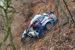 Wypadek załogi Suninen/Markkula w rajdzie Monte Carlo
