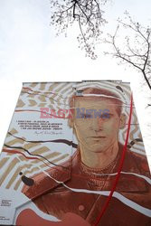 Odsłonięcie muralu Krzysztofa Kamila Baczyńskiego