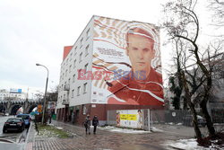 Odsłonięcie muralu Krzysztofa Kamila Baczyńskiego
