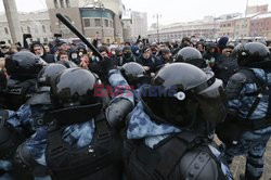 Protesty poparcia dla Aleksieja Nawalnego w Rosji