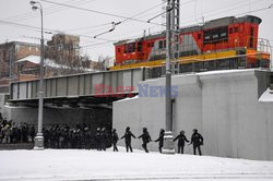 Protesty poparcia dla Aleksieja Nawalnego w Rosji