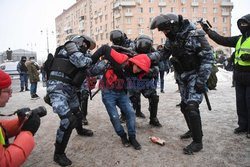 Protesty poparcia dla Aleksieja Nawalnego w Rosji