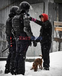 Protesty poparcia dla Aleksieja Nawalnego w Rosji