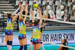 Liga Mistrzyń siatkarek mecz VakifBank Stambuł vs Marica Płowdiw