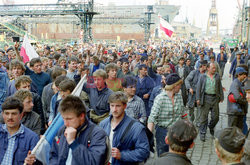 Strajki i demonstracje Solidarności