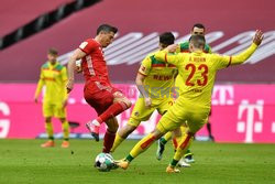 Dwa gole Lewandowskiego w meczu z FC Koeln