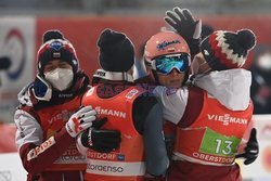 Brązowy medal MŚ Polaków w drużynowym konkursie skoków w Oberstdorfie