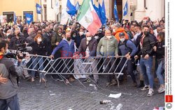 Protest restauratorów w Rzymie