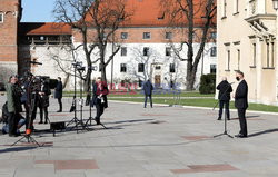 Prezydent Andrzej Duda na Wawelu