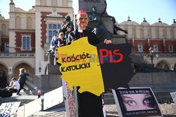 Antypisowski protest w Krakowie