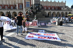 Antypisowski protest w Krakowie