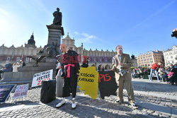 Antypisowski protest w Krakowie