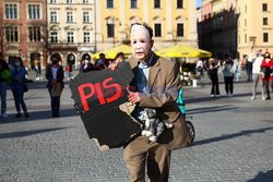 Antypisowski protest w Krakowie