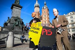 Antypisowski protest w Krakowie