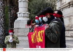 Włoscy studenci protestują przeciw zdalnej nauce