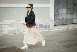 Street fashion na Mercedes-Benz Fashion Week w Rosji