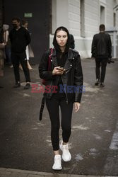 Street fashion na Mercedes-Benz Fashion Week w Rosji